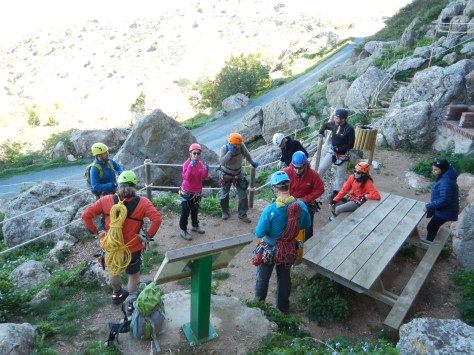 Inicio del día de Ferratas