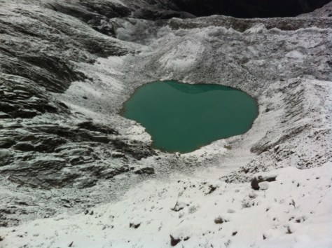 Laguna en altura.