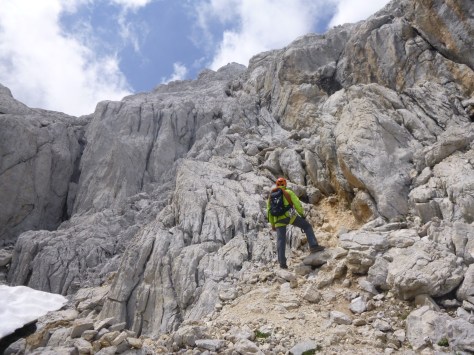Comienzo de la subida a Torrecerredo.