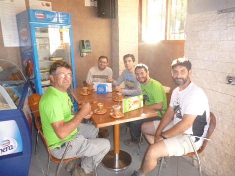 Desayunando en Güejar Sierra