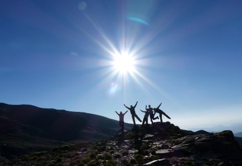 Esperando la puesta de sol.