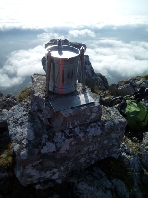 Detalle de la Cima de Aztxuri (1.551 mts).