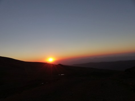 Últimos rayos del día.