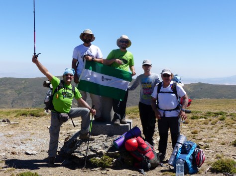 En el vértice de Papeles (2.424 mts).