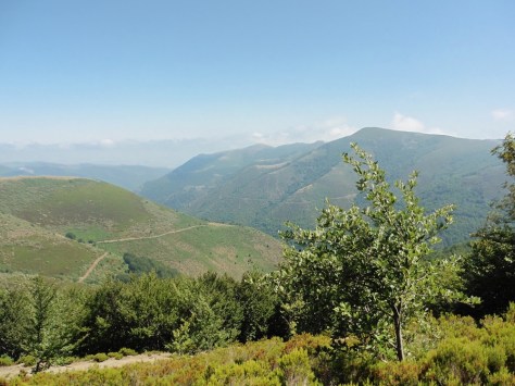 Vistas de la subida.