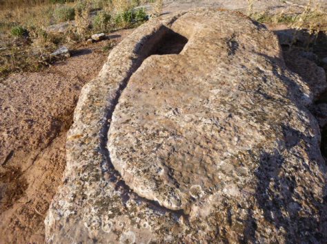 Pilón con recogida de agua.