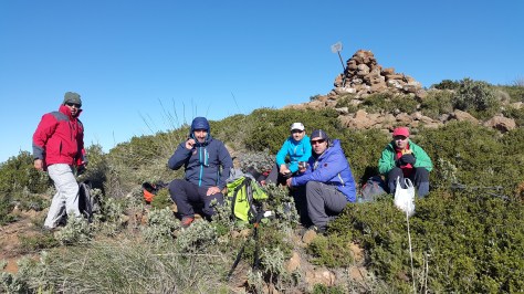 En la cima del Águila.