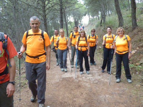 Grupo del Club Camaleón Verde.