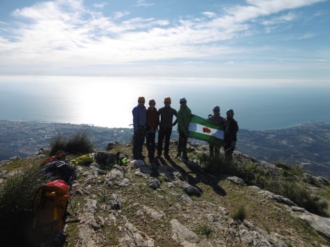 Foto de rigor en la Cima.