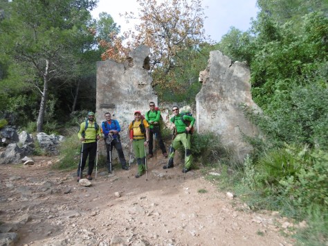 En la ermita de los monjes.