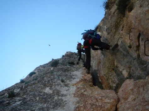 Subiendo, ¿linea de vida...?
