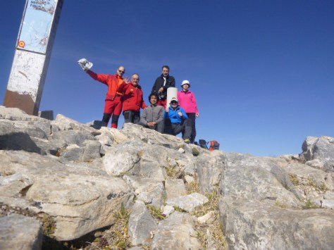 En la cumbre del Cielo.