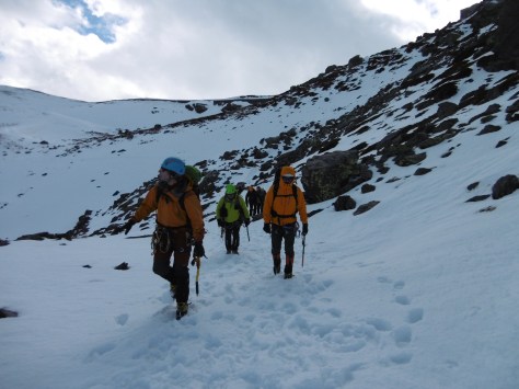 En otro de los momentos de la práctica.