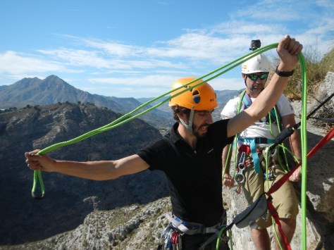Alex con sus explicaciones.