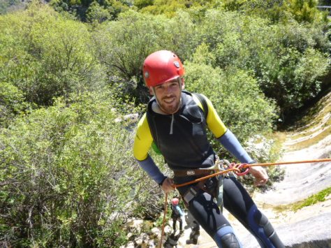 David, también en el comienzo del tramo.
