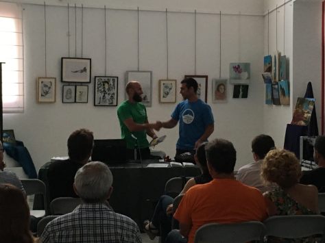 Tras la charla dimos gracias a Nicolás por haber realizado esta.