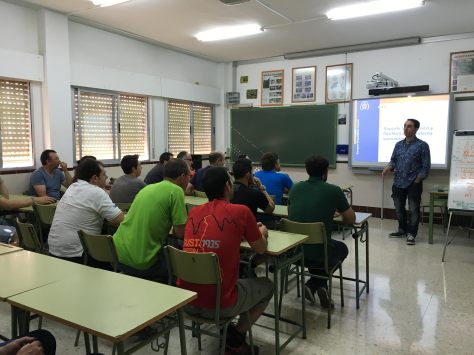 Momento de la introducción al Curso por parte de Pedro Reyes.