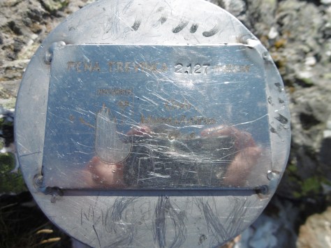 Detalle del buzon puesto por el Club Montañeiros Celtas.